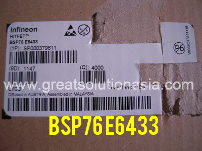 BSP76 E6433 Infineon factory BSP76 E6433